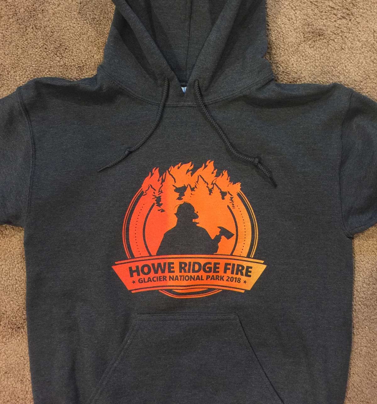 Howe Ridge Glacier National Park Custom printed sweaters