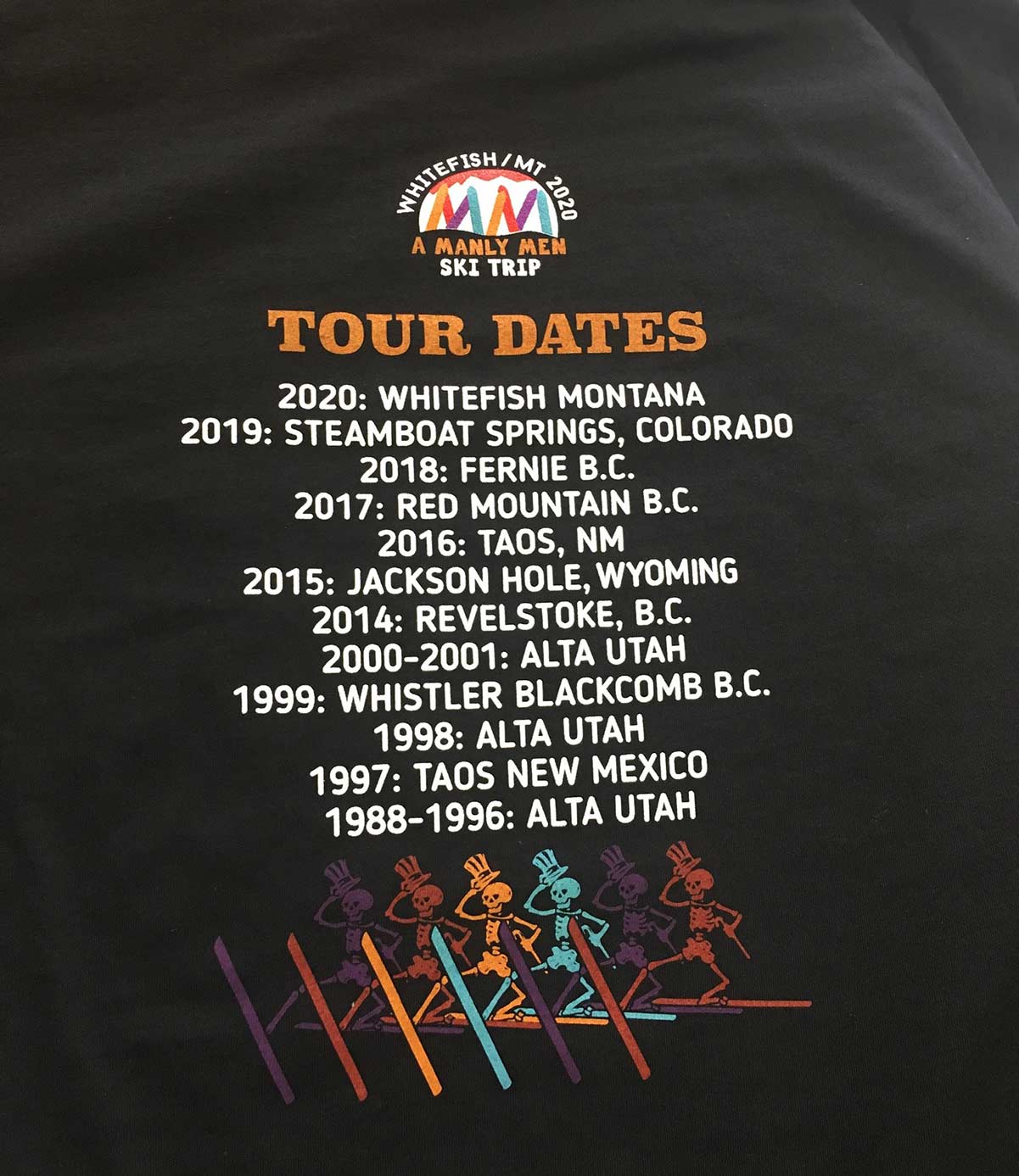 Whitefish Music Tour Shirt