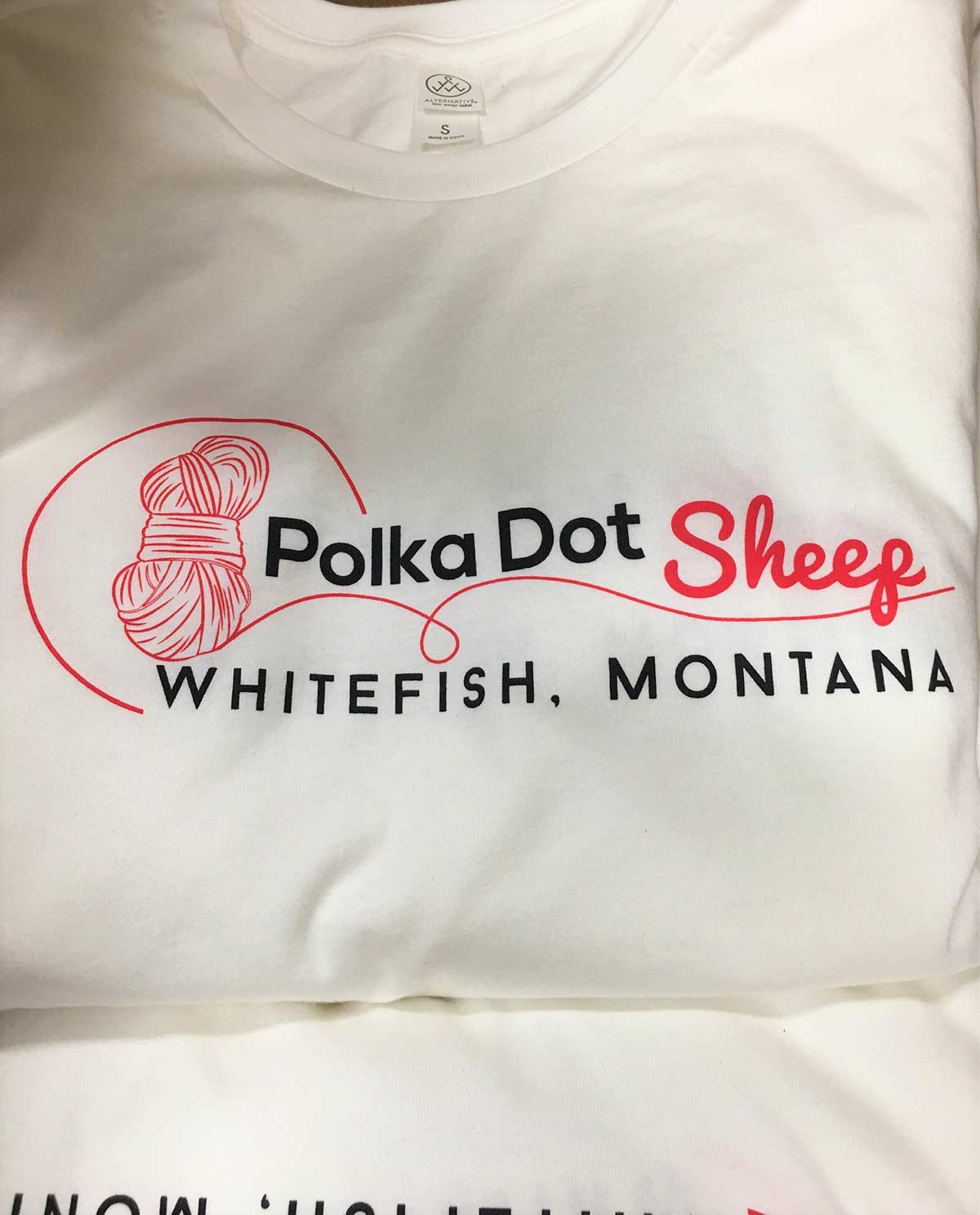 Whitefish Montana Polka Dot Sheep shirts