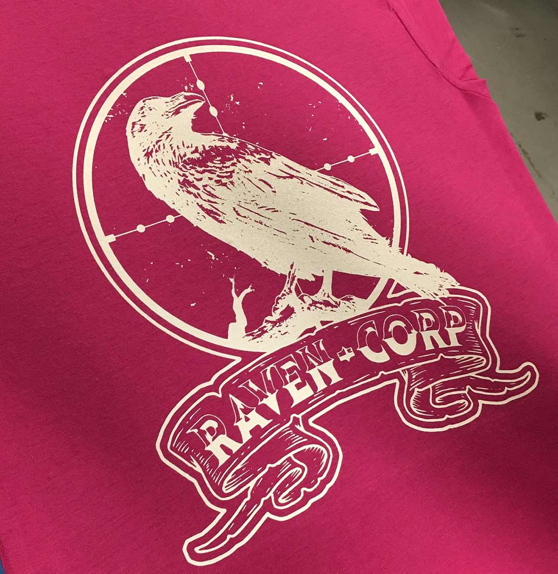 Raven Corp Montana custom printed shirt