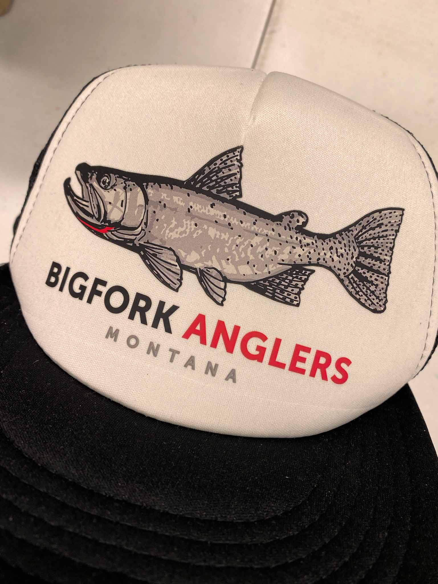 Custom hat for Bigfork Anglers in Montana